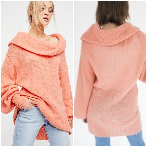 Free People Sweaters - Free People Ophelia Oversized Cowl Tunic Sweater